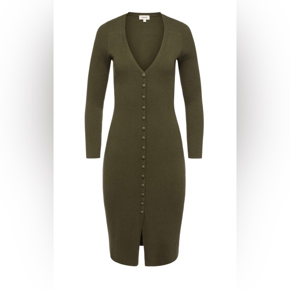 L’AGENCE - MACI DUSTER CARDIGAN - IVY GREEN